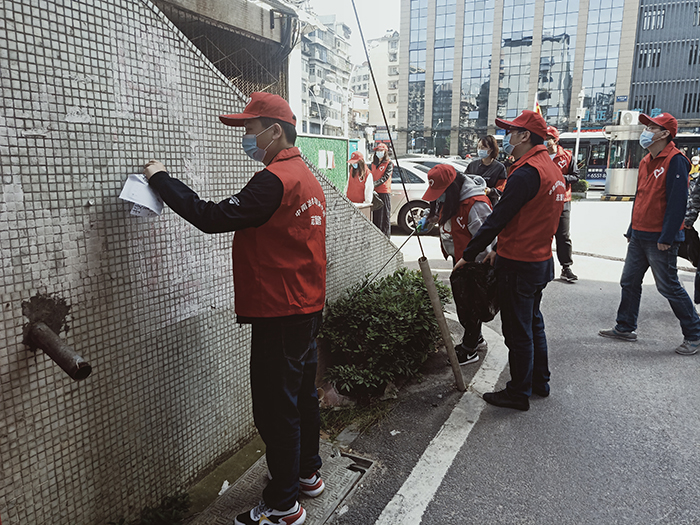 所團總支組織開展愛國衛(wèi)生志愿服務活動